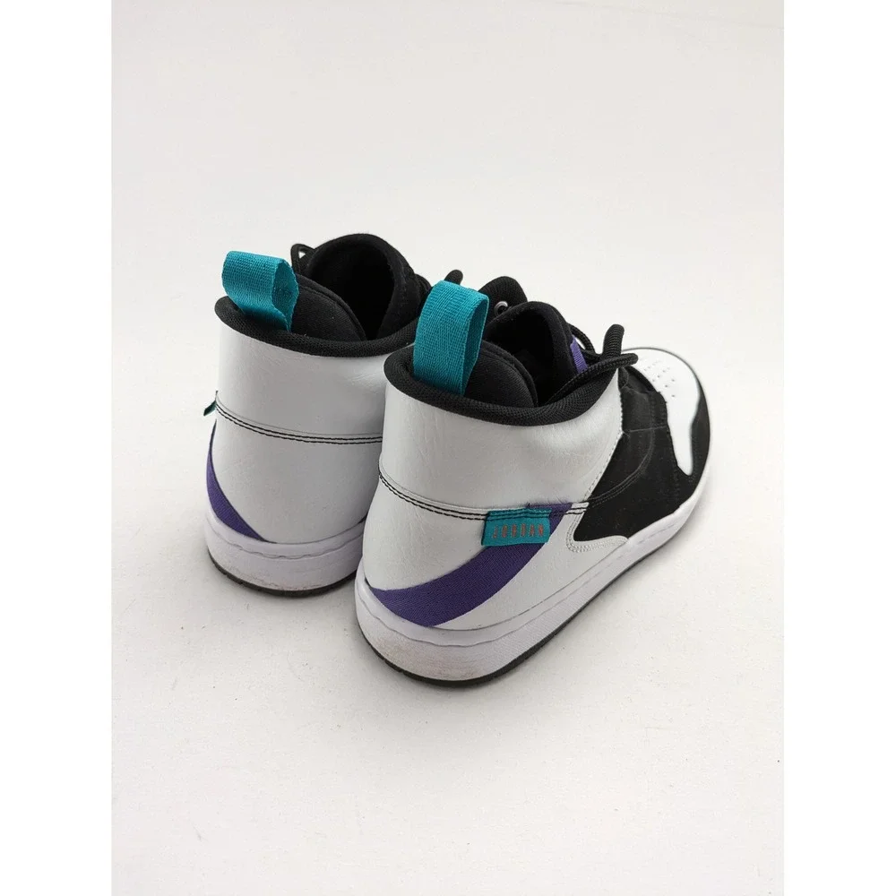 Mens Air Jordan Fadeaway Black Turbo Green‎ Basketball Shoes AO1329-035 Size 9.5